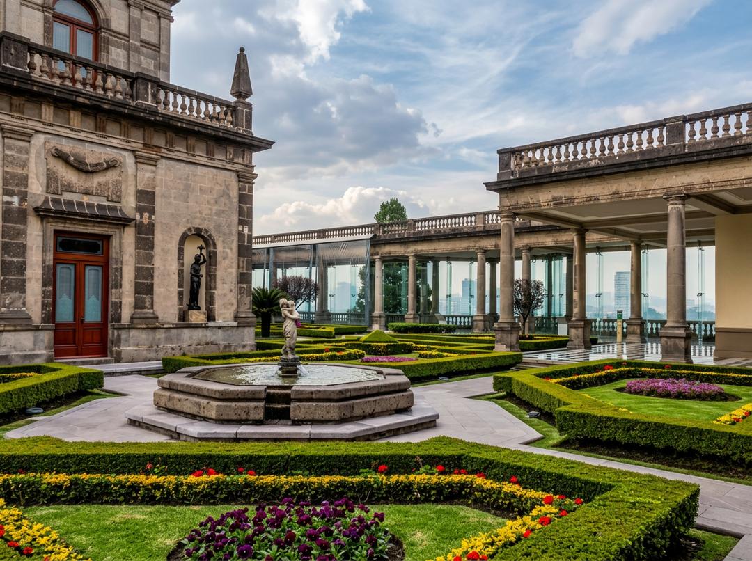Vista del Castillo de Chapultepec