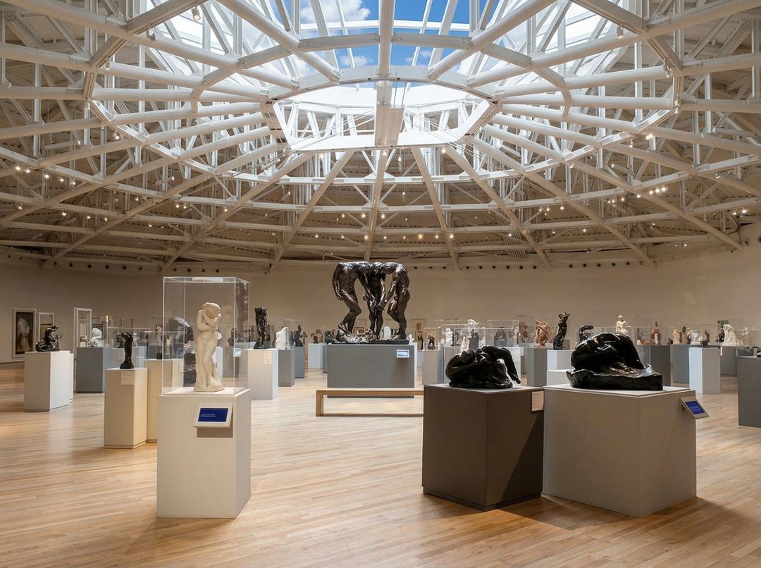 Fachada del Museo Soumaya con revestimiento hexagonal