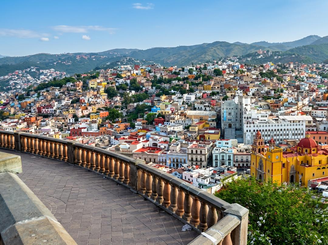 Vista panorámica desde el Mirador del Pípila en Guanajuato