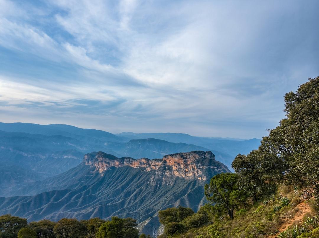 Vista panorámica desde Mirador Cuatro Palos en Sierra Gorda